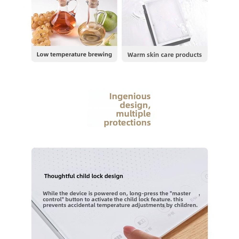 Xiaomi Mijia Foldable Warm Cooking Board, Warm Table Mat, Multi-functional Home Meal Heating Plate, Heat Retaining Table Mat