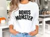 Adorable Funny Gift: Cute Casual Solid Color Crew Neck Sweatshirt for Stepmother