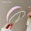 Korean Fashion Headband Simulation Pearl Sponge Hairbands For Women Girl Hair Band Female Hair Hoop Headwear Hair Accessories