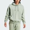 Adidas All Season Garment-Wash Hoodie Men Hoodies Silver Gray Green IK4279