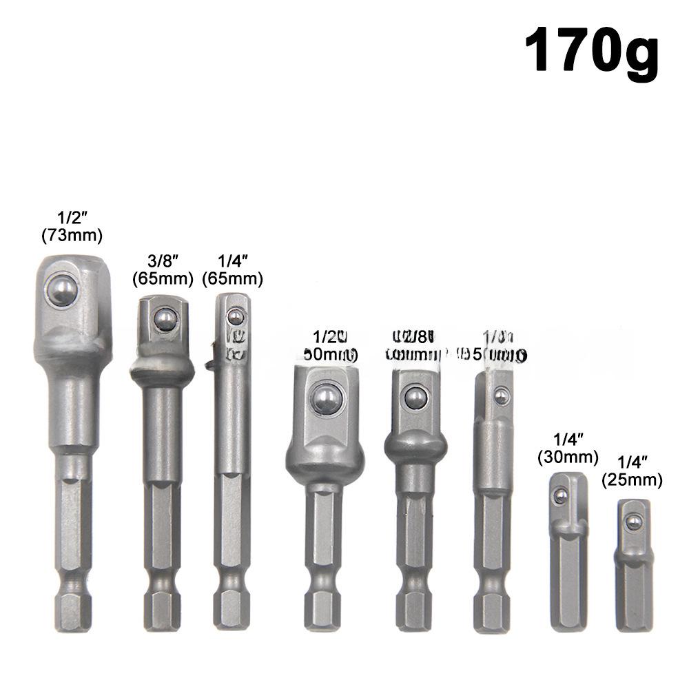 

Набор для пневматической конверсии из 8 предметов: Квадратный и шестигранный адаптер для электрической отвертки «воздух-воздух»