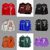 Vintage Long Sleeve Football Jersey Retro Soccer Shirt Men Women Sportswear