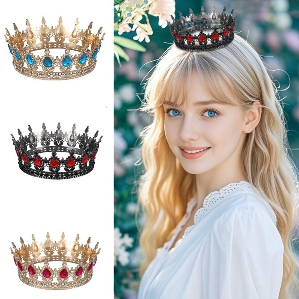 Sparkling Bridal Tiara Elegant Crystal Headpieces Queen Rhinestone Wedding Crown  Bridal Event