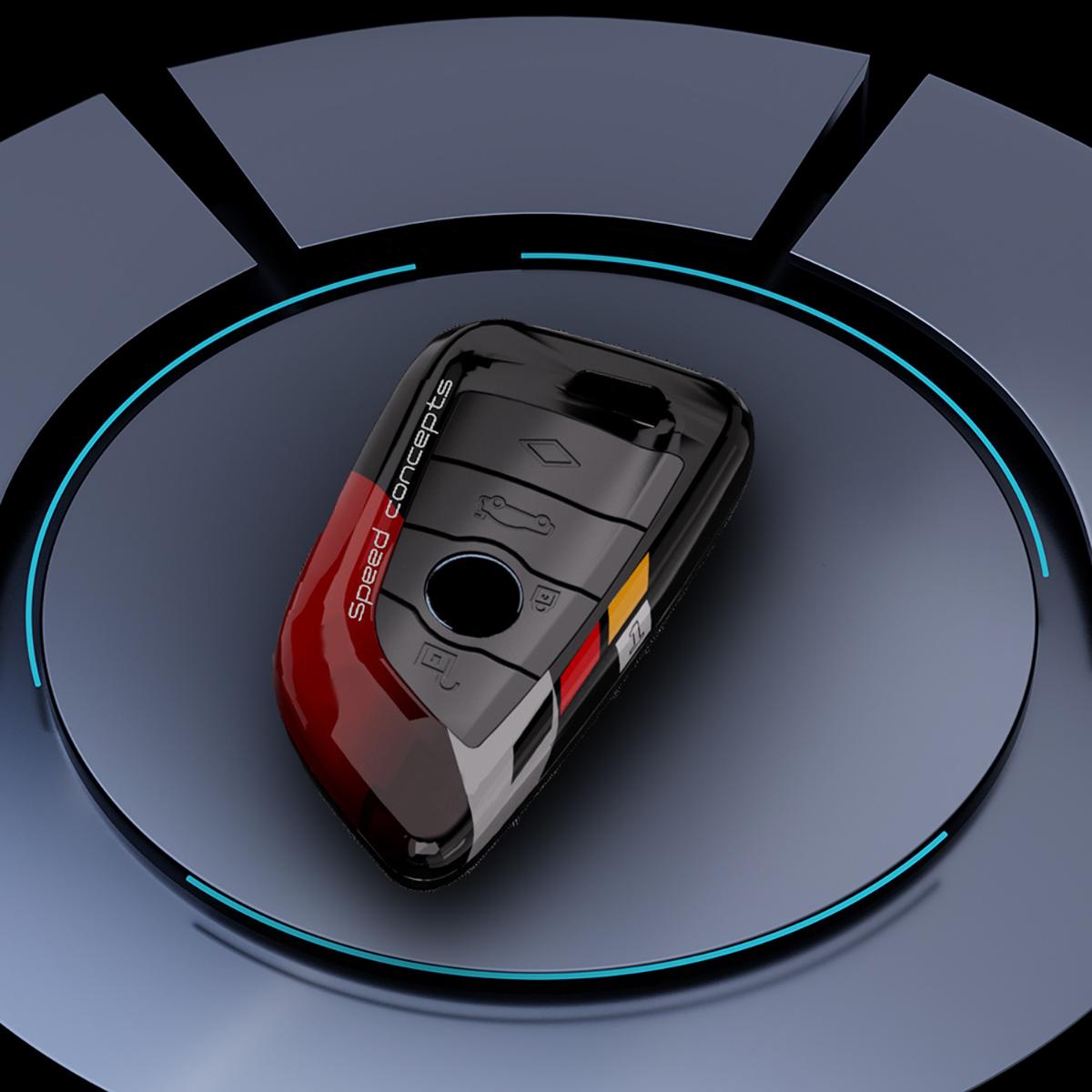 

New Abs Car Remote Key Case Cover Shell Fob For Bmw F10 F20 F30 G20 G30 F15 F16 F34 F35 F36 X1 3 5 Series Holder Accessories