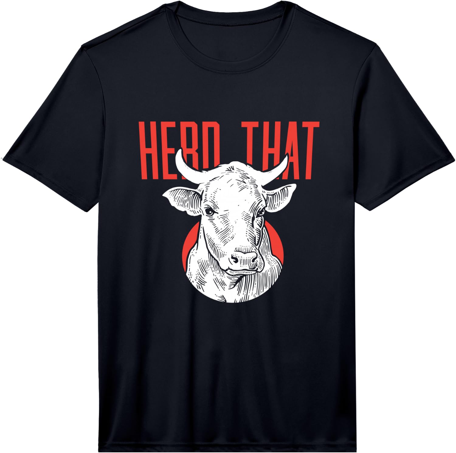 Funny Herd This Cow Herd Farmer Gift Performance T-Shirt Unisex T-Shirt S