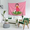 Heidi Cartoon 70s  Tapestry Decor Art Aesthetic Tapestries for Living Room Bedroom Home Wall Cloth Wall Hanging