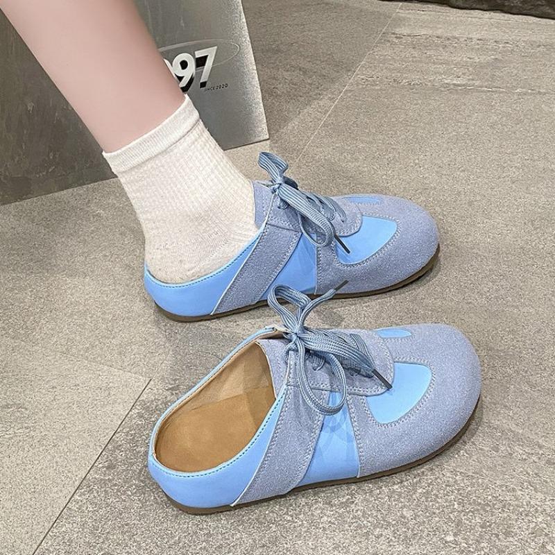 Fashion Careaymade-Genuine Leather Big Size Women's shoes,Soft Soled Frosted Shoes Flat Casual Board Shoes Comfortable Single Shoes
