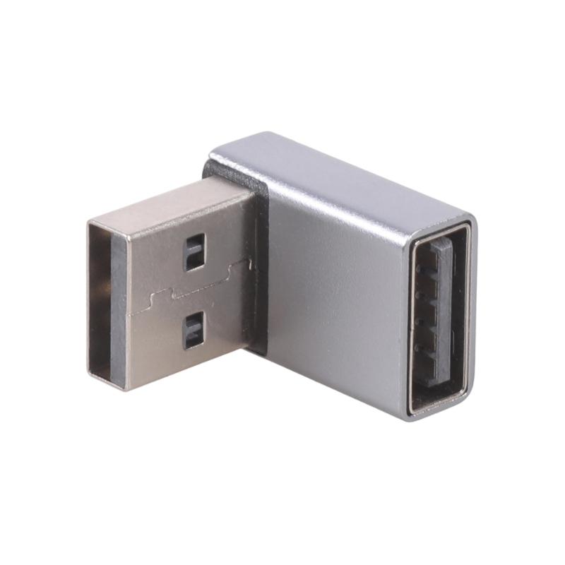 4Pcs 90 Degree Right Down Angled USB3.0 Male to Female Extension Adapter for Laptop PC USB Charging Adapter Extension