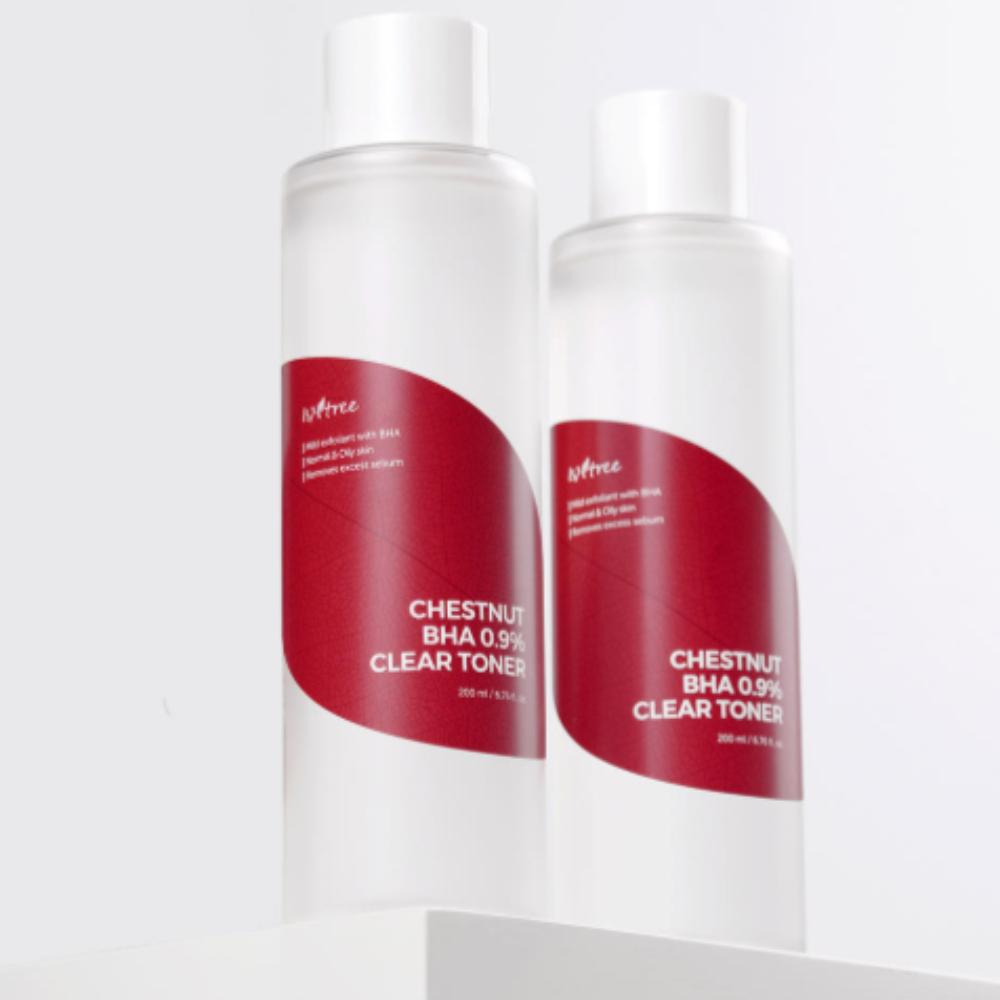 

Isntree Chestnut BHA 0.9% Clear Toner 200ml 2EA Exfoliating & Pore-Care Toner Set