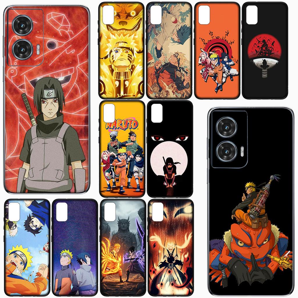 For Motorola Moto Edge 50 30 One Fusion 40 Neo Ultra Pro 20 Lite G50 G85 G84 E15 E14 Phone Case Itachi Sasuke Uchiha Narutos