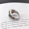 Skull Ring for Men, Domineering Retro Handmade Design, Fashionable Open Index Finger Ring, Single Ring