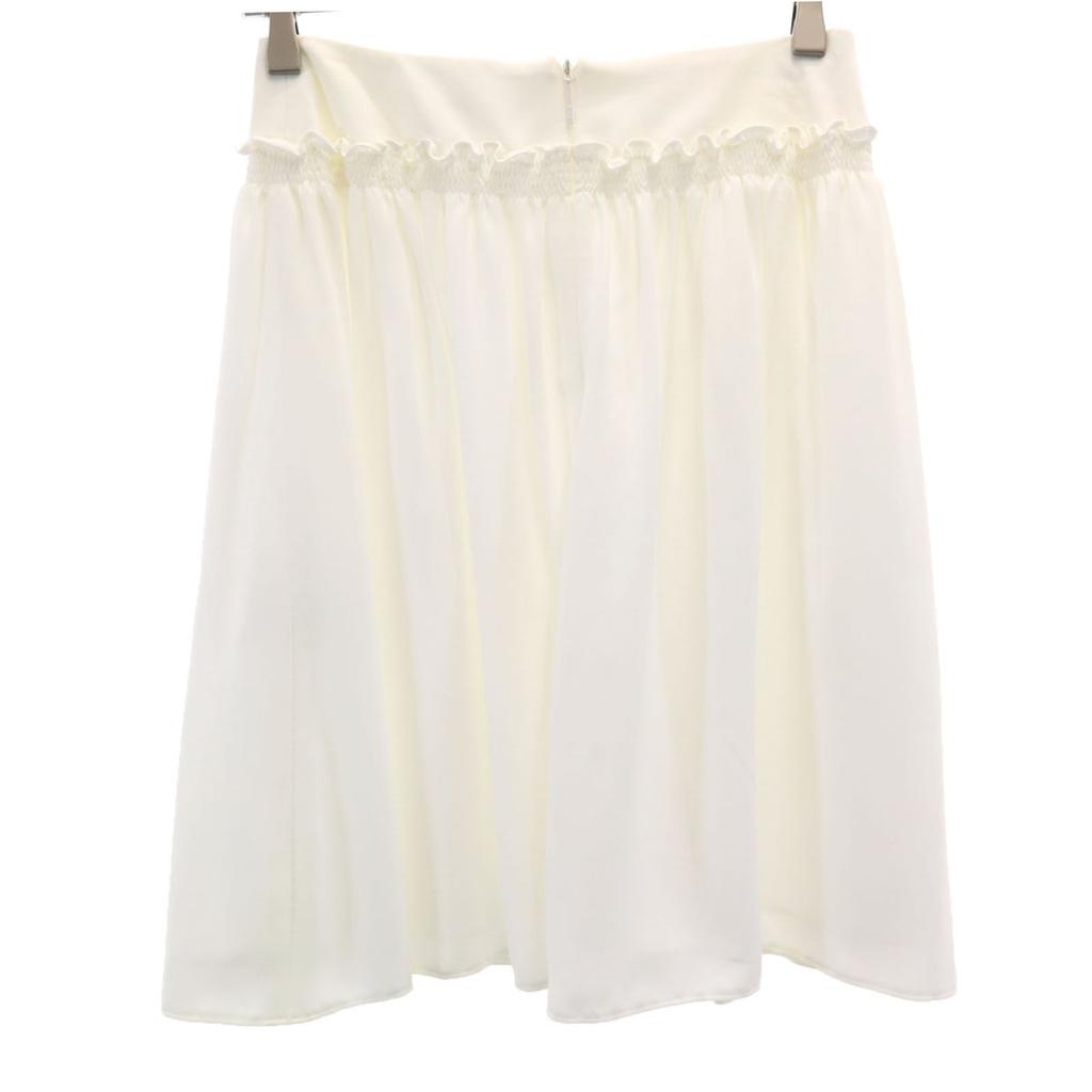 Rene fabriqué au Japon Longueur midi Jupe plissée 34 blanc Femme Occasion