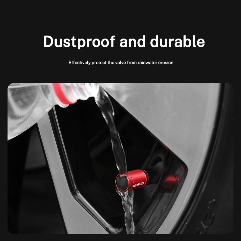 2026 Horká nálepka na auto 4ks Kovové krytky ventilků pneumatiky auta Krytky stonků vzduchových ventilků pneumatiky pro Peugeot 206 307 308 3008 207 208 407 408 508 2008 5