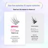 120-Tuft Natural Segmented Single Tuft Fishtail False Eyelashes, Glue-Free and Stemless