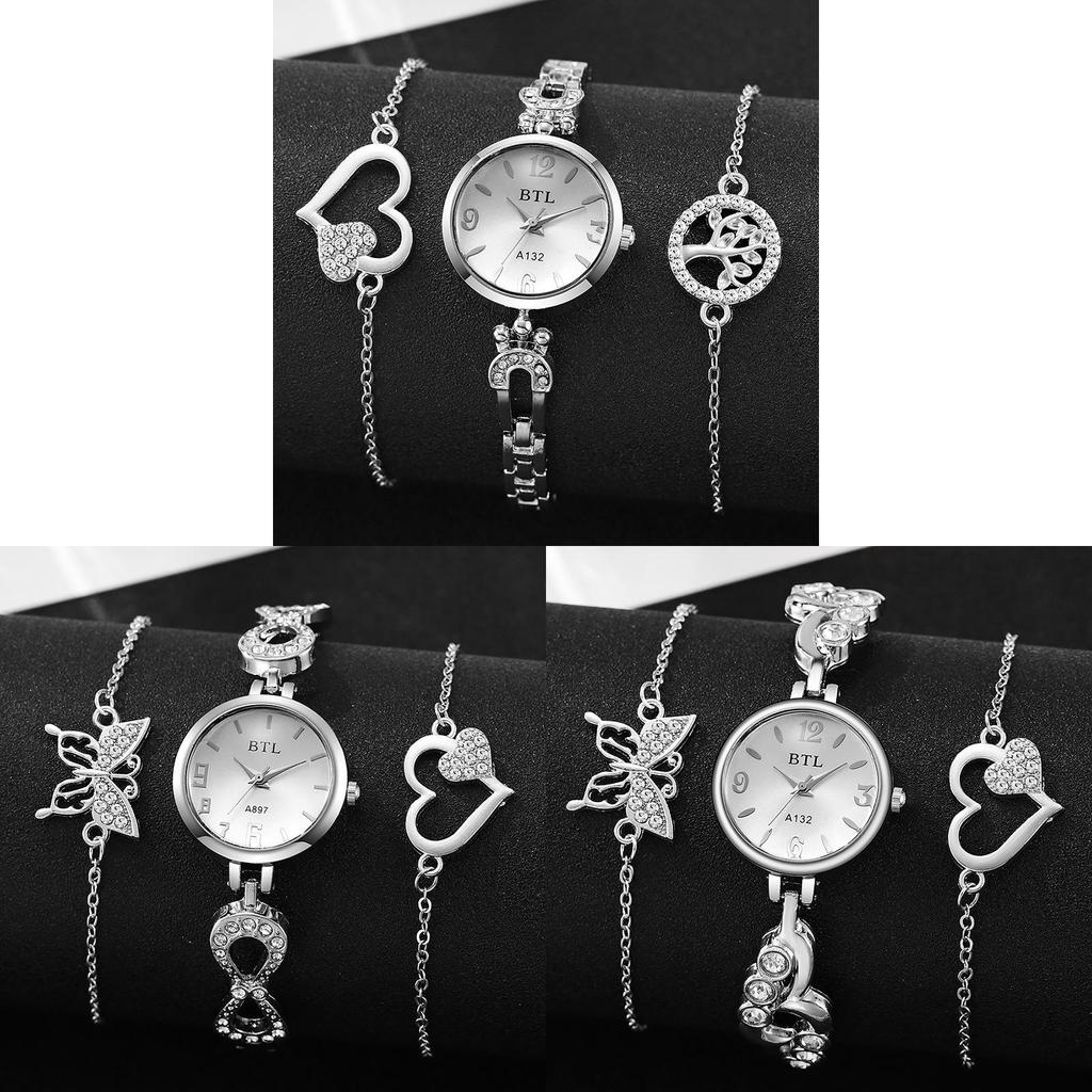 Womens Quartz Wristwatch With Jewelry Buckle For Elegant Gift And Casual Outfits