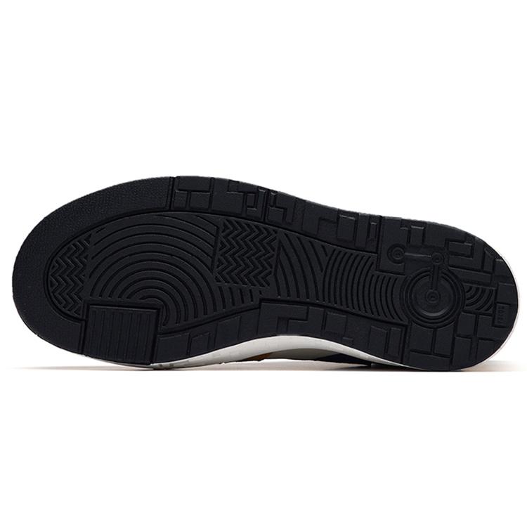 New Anta Cushioning, Wear Resistant High Top Skateboard Shoes Men's Black Brown 112238065-3