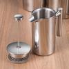 Inner and Outer 304 Stainless Steel Filter Coffee Maker with Double-layer Insulation for Keeping Coffee Warm. Pressing Coffee Maker.