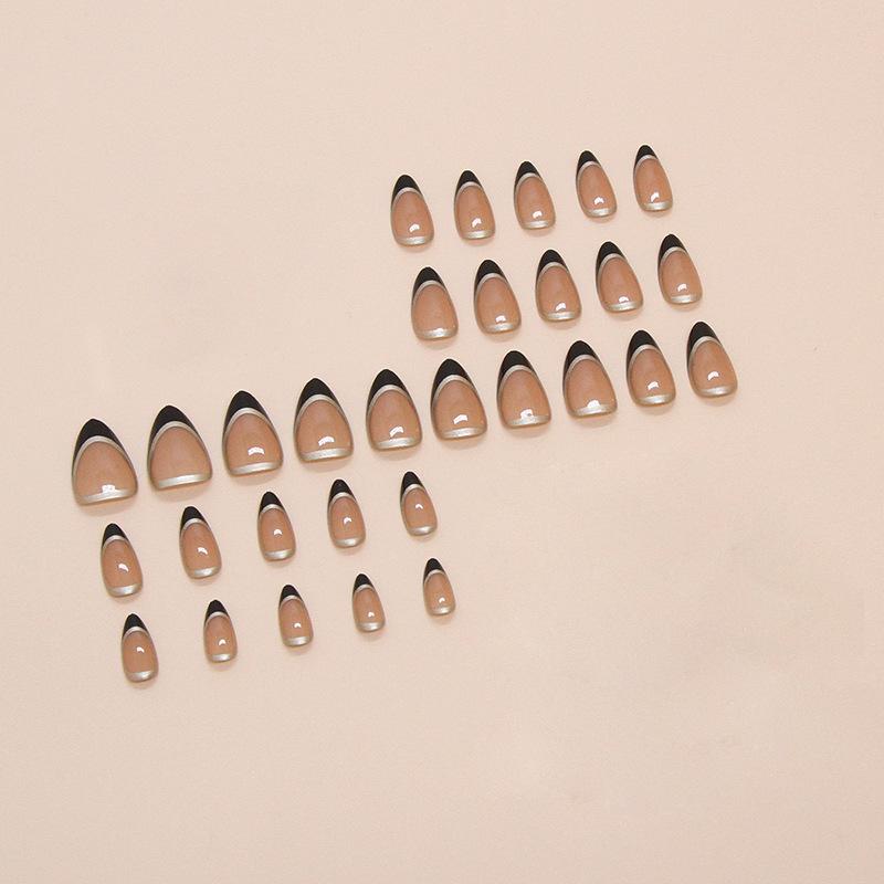 Fake Nails Europe And America Wear Nail Phnom Penh Fake Nails Removable Nail Art Tablets French Nail Patches 30 Pieces
