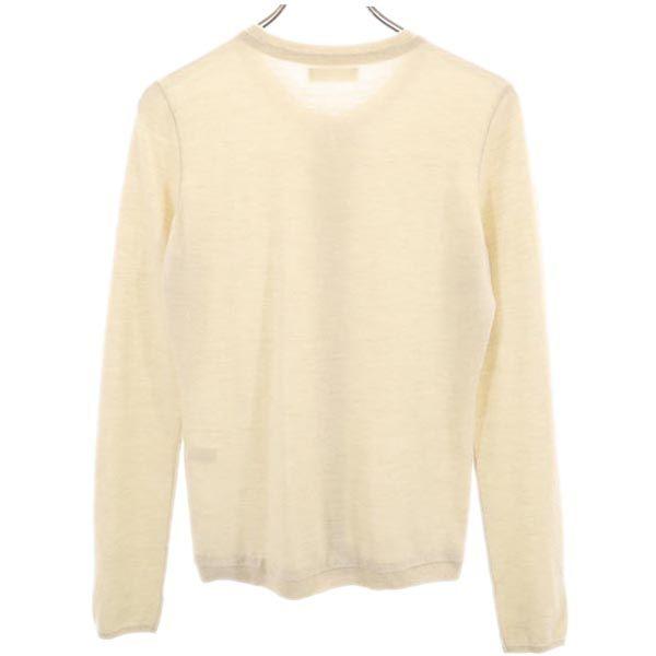 Anteprima Cașmir 100% Cardigan tricotat cu mânecă lungă 40 bej Femei Folosit