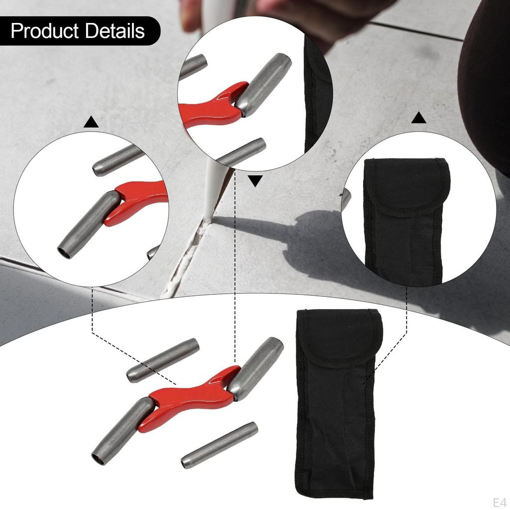 Fugenkelle 1/2", 5/8", 3/4", 7/8" Wandverputzwerkzeug für Bauarbeiter