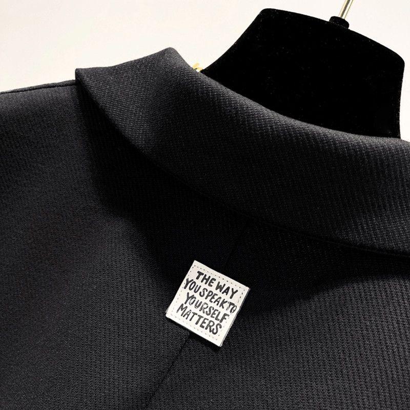 PoLo-Kragen Farbblock-Spleißpullover Damen Herbst Koreanische Version Locker Kurzer Abschnitt Locker Alles Passend Langärmlige Oberteile