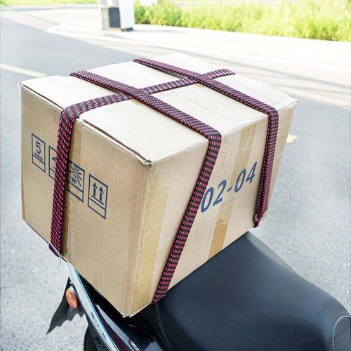 TRIWONDER Rubber Band for Cargo Bed, Rubber Strap, Rubber Belt for Securing Bicycle Cargo Bed, Rubber Rope, Bungee Cord, Hooks on Both Ends, Luggage F