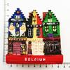 Belgia Rășină Magnet de Frigider Gent Mons Magneți de Frigider Autocolante 3D Magneți Magnetici Decor Bruges Bruxelles Suvenir Turistic