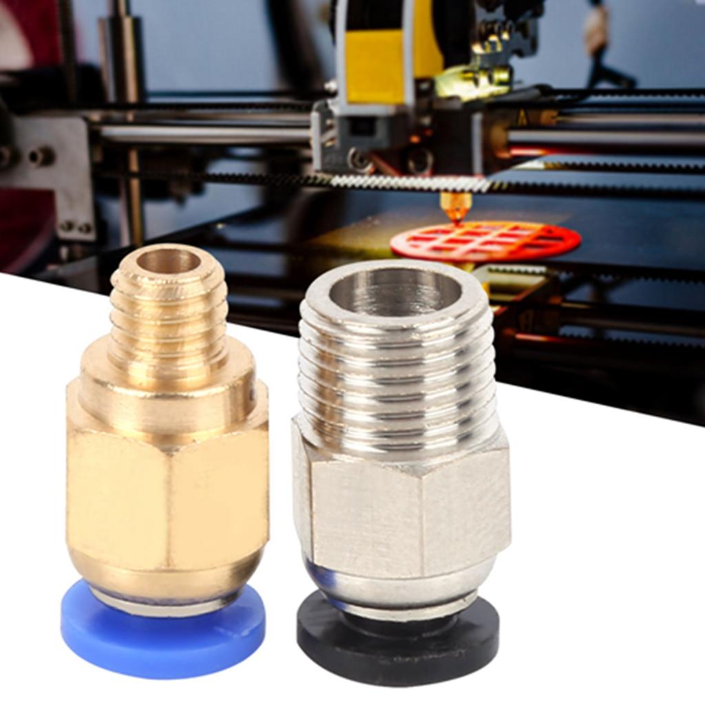20Pcs Straight Pneumatic Fitting Push Connect for Bowden Ex 3D Printers PC4‑M10 PC4‑M6