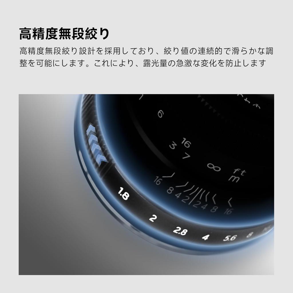 Brightin Star 50mm Großblenden MF Festbrennweite Objektiv für Nikon Z Mount Spiegellose Kameras wie Schwarz F1.8 APS-C Z30, Z50, Z50II, Zfc, Z5, Z5II, Z6,