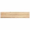 Vidaxl Parapety 2 Szt., Surowe, 120X25X2 Cm, Lite Drewno Dębowe