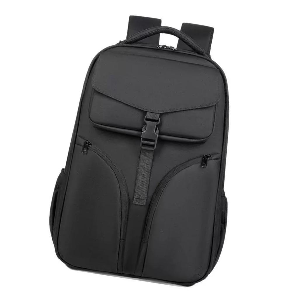 Sac à Dos En Cuir Time Resistance – Jusqu'à 15 Pouces, Noir, Pour Ordi Et Voyage (neuf)
