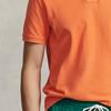 Polo Ralph Lauren SS23 Solid Color Short Sleeve Polo Shirt Men Tops Orange MNPOKNI1N822250-820