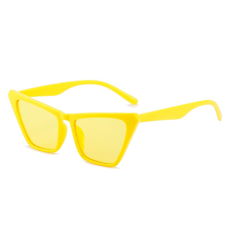 Cat Eye Sunglasses, Trendy Candy-Colored Glasses Of The Same Style, Personalized Sunglasses.