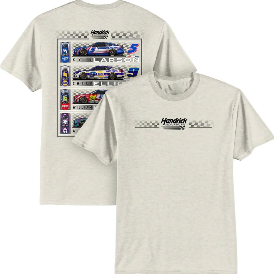 

Hendrick Motorsports 2026 4Car TShirt Size S5Xl Unisex T-Shirt XL