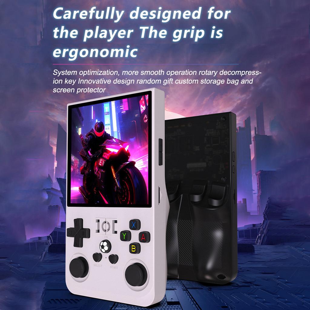 Handheld Game Console, 4.0 Inch Screen Linux System, Equipped With 64GB Card, Retro Game Console Built In 18000+ Games, 4000mAh