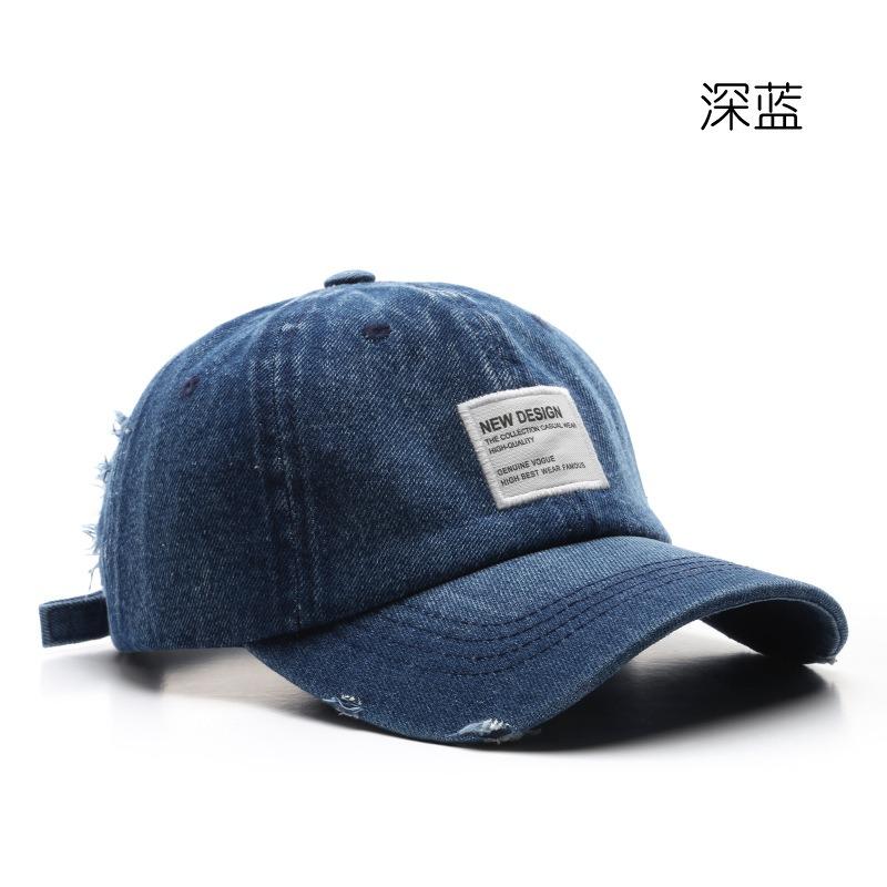 Vintage Washed Cotton Denim Baseball Cap Men Women Adjustable Trucker Style Sport Summer Sun Hats Outdoor Golf Fishing Hats