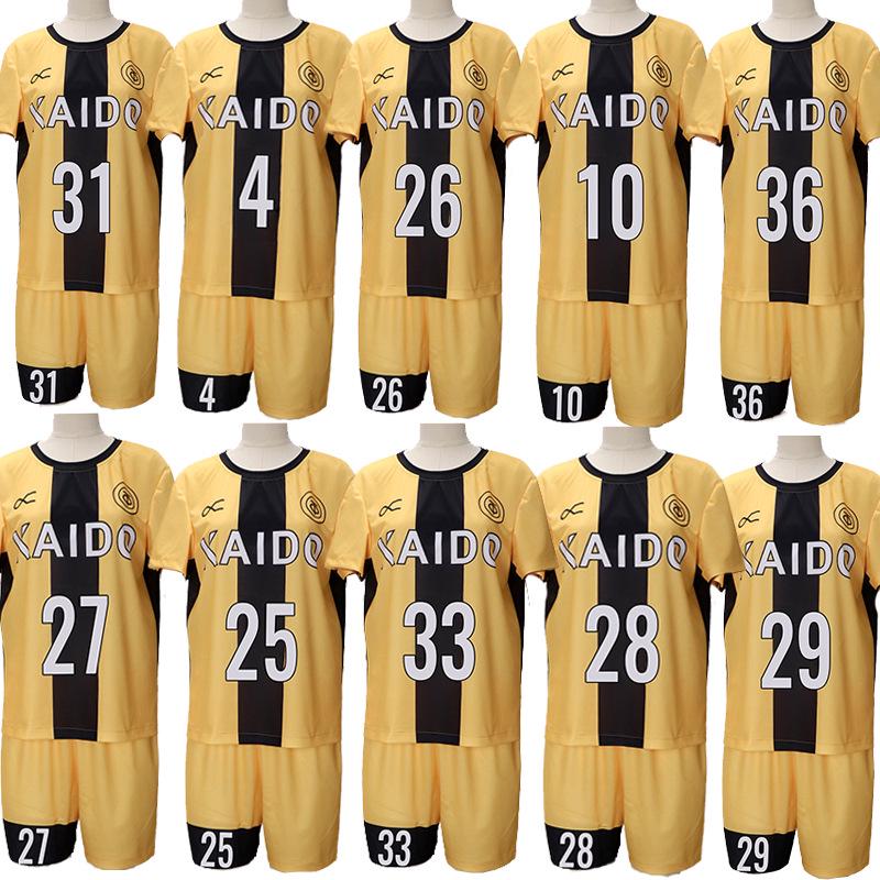 

Blue Reed KAIDO Men s & Women s Football Sportswear Cosplay Jersey Adult New Small