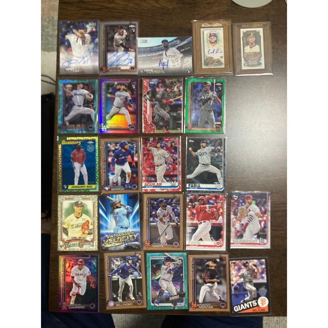 Used MLB trading cards bulk sale