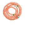 Südrotachat & Jade Kristall Eiskaltes Wasser Mehrfachumdrehung 108 Perlen Armband (Elastische Schnur)