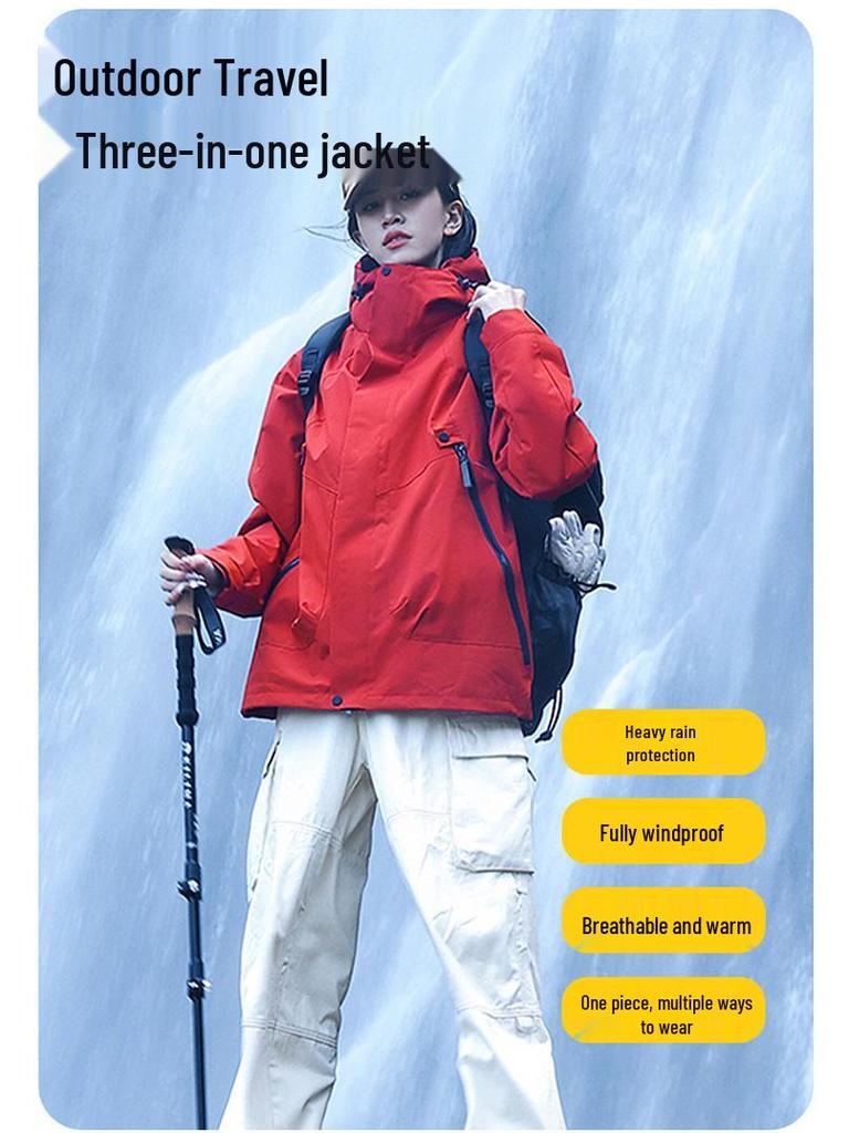 2025 Waterproof Windproof Outdoor Spring Sports Jacket for Couples