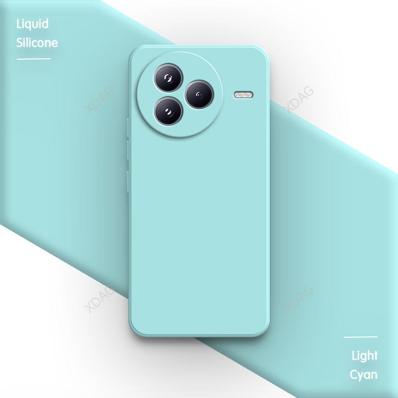 Simple Phone Case for Xiaomi Civi 5 Pro 5G Square Classic Shell Soft Original Internal Flocking Liquid Silicone Back Cover Funda
