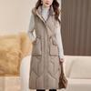 Fashion Winter Women's Long Warm Vest Hooded Faux Fur Collar Can Be Worn on Both Sides Thick Sleeveless Parkas Woman Jackets