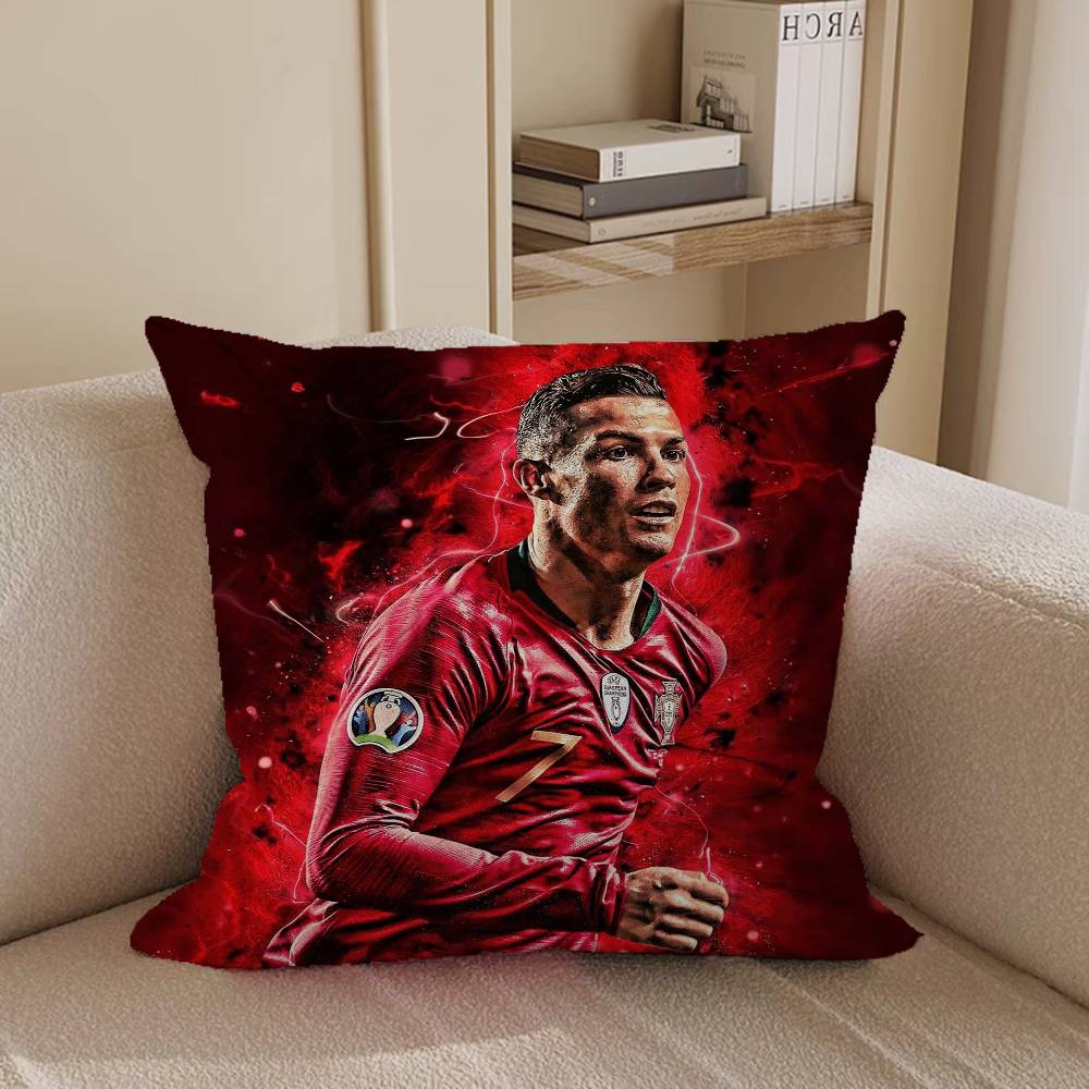 

Кріштіану Роналду Подушка Аніме Подушка Диван Ліжко Подушка для голови Наволочка Наволочка 45x45 См Мода 16x16Inch