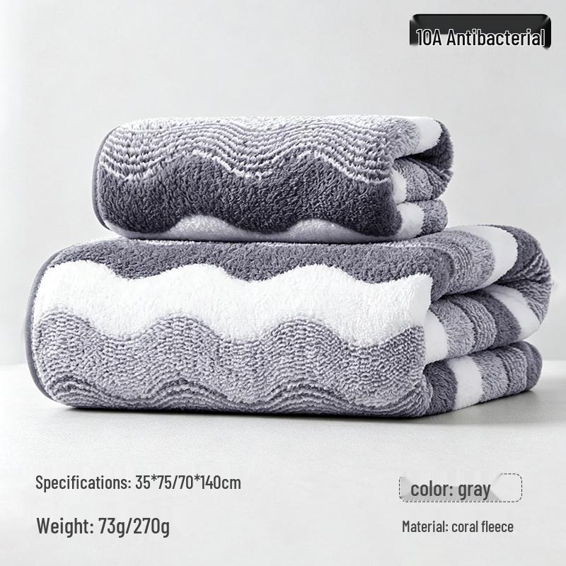 Women's Pineapple Coral Fleece Bath Towel - Absorbent, Quick-Drying, Pure Cotton for Summer Home or Beach Use