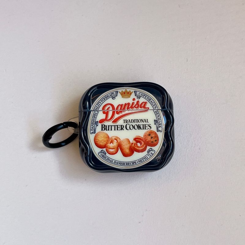 

Защитный чехол для Airpods4 Защитный чехол Активное шумоподавление Apple 3-е поколение Чехол для Bluetooth-наушников Pro 2 Чехлы для наушников Корейский Милый Веселый Инс Apple Airpods Pro [Cookie Cracker Box] Send Circle