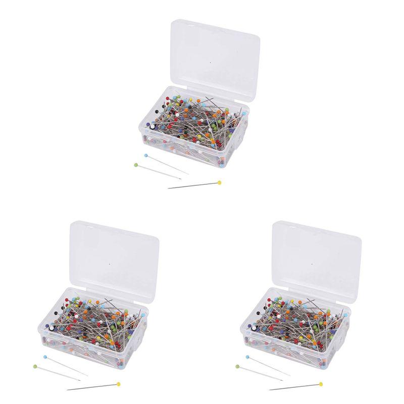

ABWR-750 Pieces Sewing Pins Ball Glass Head Pins Straight Quilting Pins For Dressmaker Jewelry Decoration