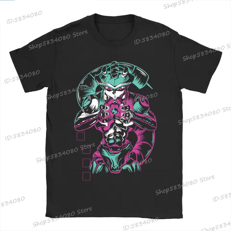 JoJos Bizarre Adventure T Shirt Unisex Women Anime Unisexga Graphic Design Shirt Tee All Size Anime Jojos Fashion Street Casual Tops