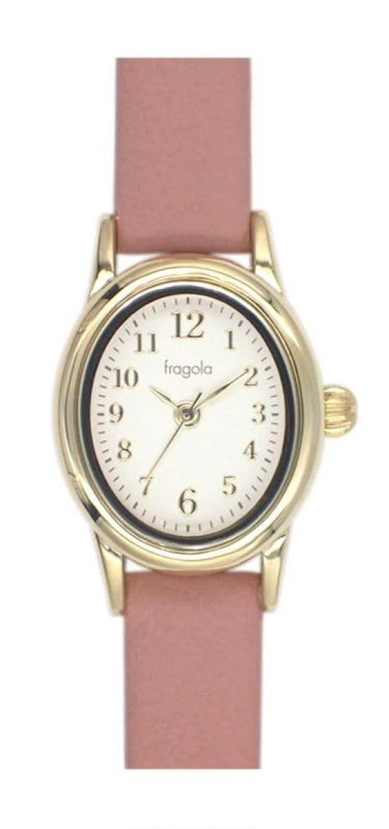 

[Follow] Fragola Oval Watch N03623A-1 PK Women s Pink