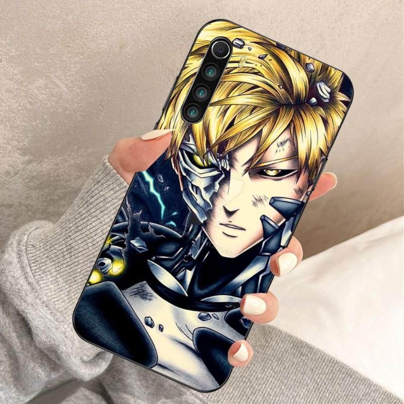 

Чехол для телефона One Punch Man Genos для Xiaomi Redmi Note 11 10 9T 8 7 Pro Redmi 10 9 9A 9C 8 7 6, мягкий черный чехол для телефона Redmi 7