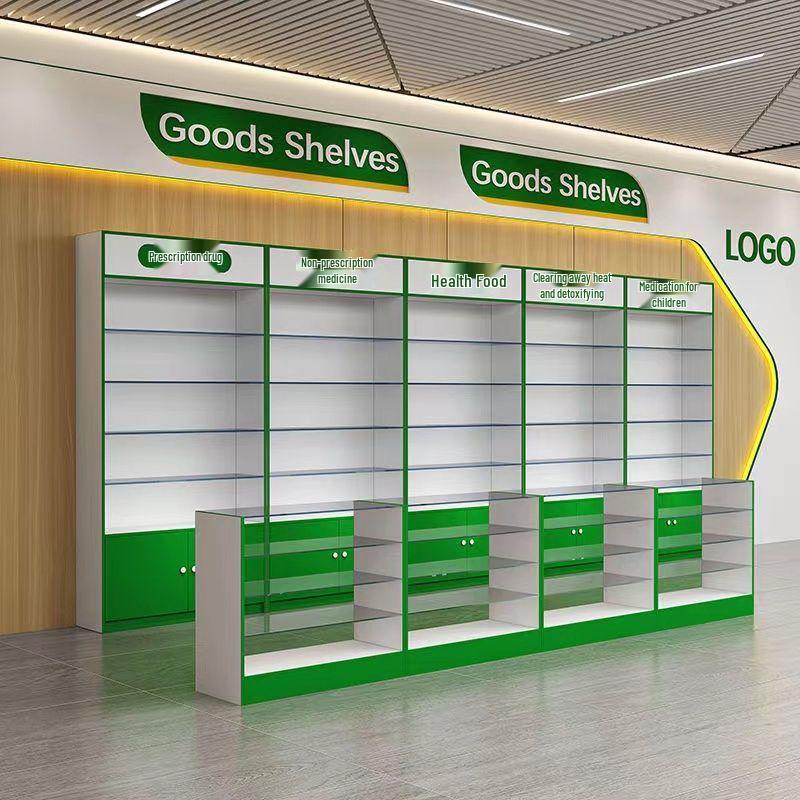 Western Medicine Pharmacy Display & Storage Cabinet